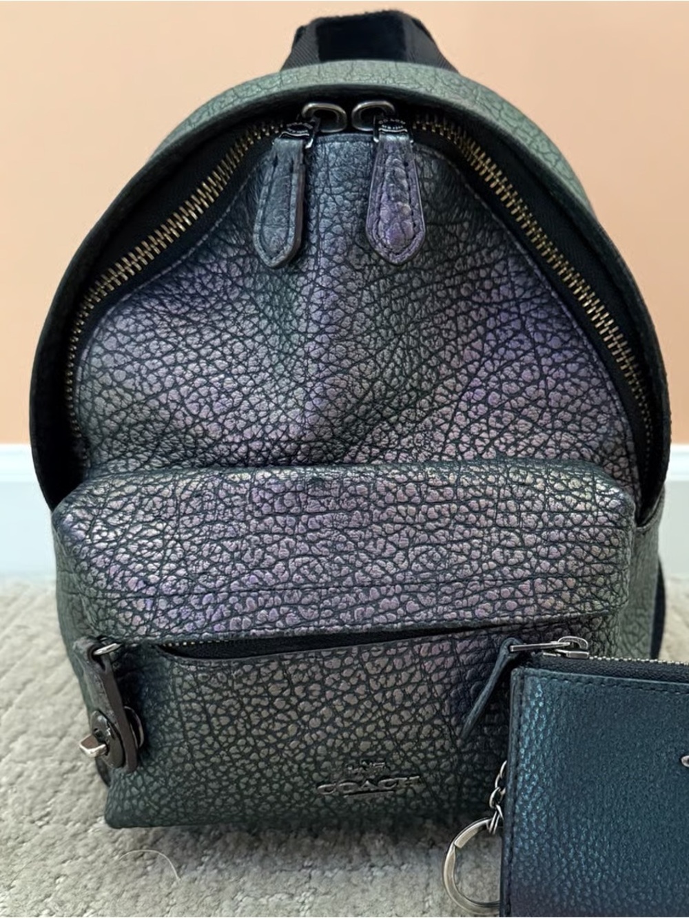 COACH Mini Campus Backpack - Picture 3 of 11